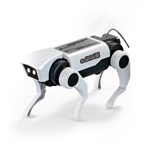 Solar powered robot dog